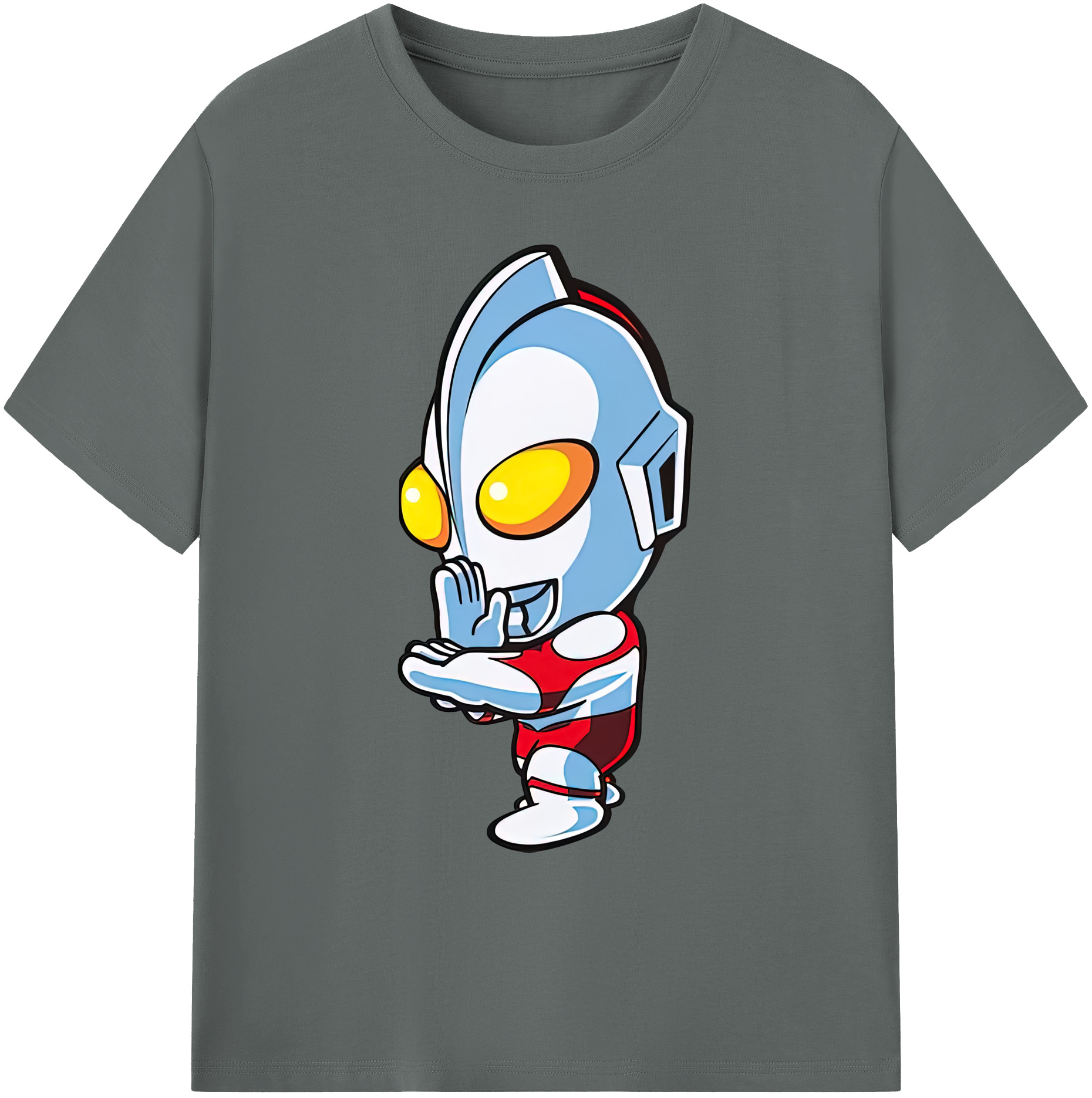（画像用） ウルトラマン Ultraman 綿100％ メンズ半袖Tシャツ｜肌触りやわらか＆通気性
